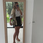 Linen Skorts Black