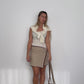 4-Way Cashmere Contrast Wrap Neutrals