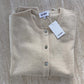Beige Pure Cashmere Cardigan