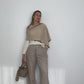 4-Way Cashmere Contrast Wrap Neutrals