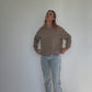 Boyfriend Pure Cashmere Crew Neck Jumper Oatmeal