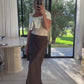 Eco Silk Skirt Cacao