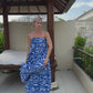 Clam Shell Wrap Skirt Dress