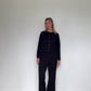 Black Pure Merino Cardigan