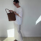 Organic Cotton Boyfriend Tee White