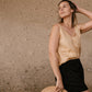 Linen Reversible Top Beige