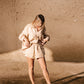 Beige Linen Shorts