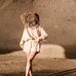 Beige Linen Shorts