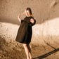Artist Linen Black Dress