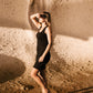 Ever Ribbed Black Dress