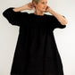 Artist Linen Black Dress