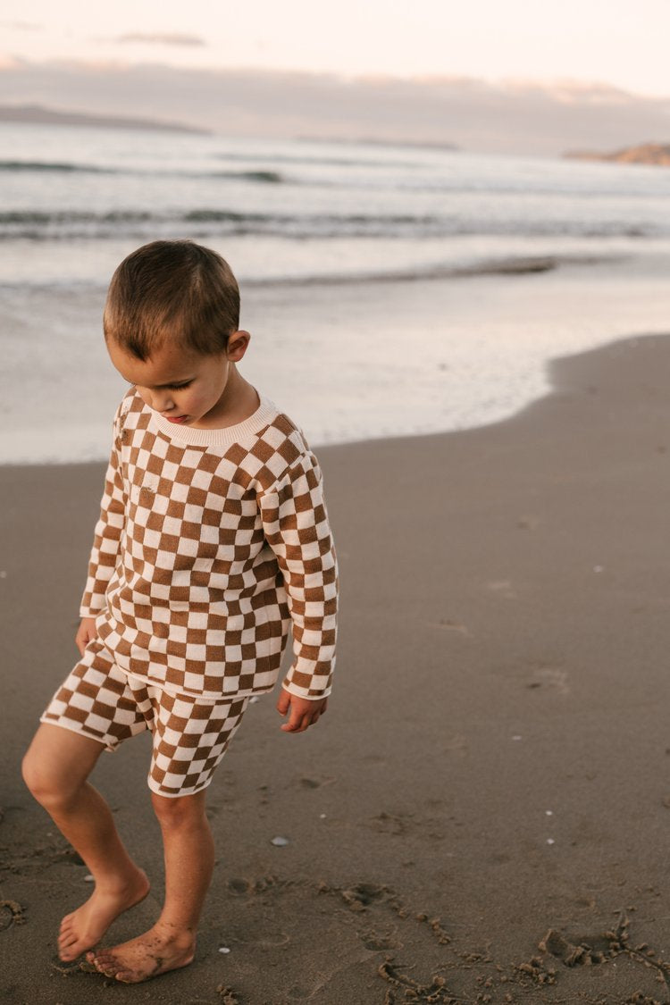 Mini Birch Knitted Shorts