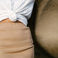 Ever Ribbed Skirt Chai