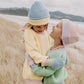Sky Lemon Contrast Knitted Hat