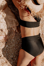 Load image into Gallery viewer, Grecian Bikini Bottoms Black
