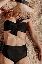 Load image into Gallery viewer, Grecian Bikini Bottoms Black
