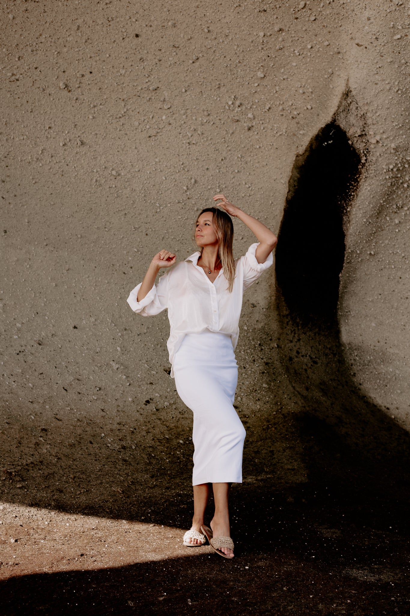 Oyster Eco Silk Shirt