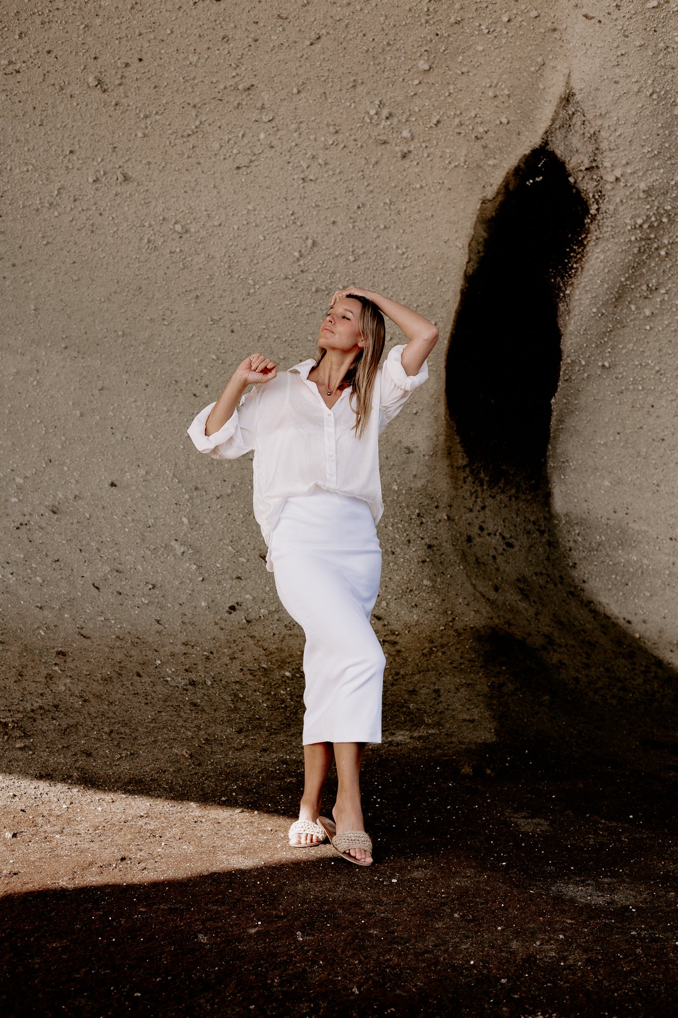 Oyster Eco Silk Shirt