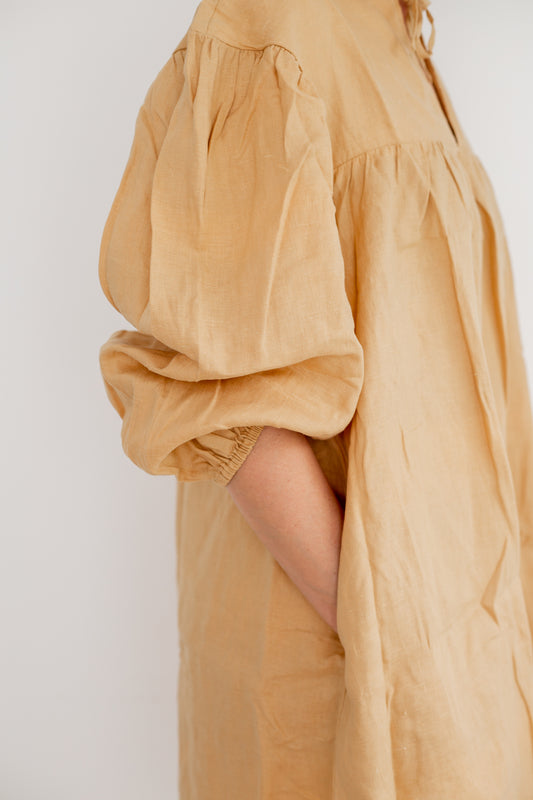 Artist Linen Beige Dress