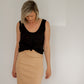 Linen Reversible Top Black
