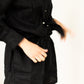 Black Linen Shorts