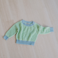 Sea Sky Contrast Knit Jumper